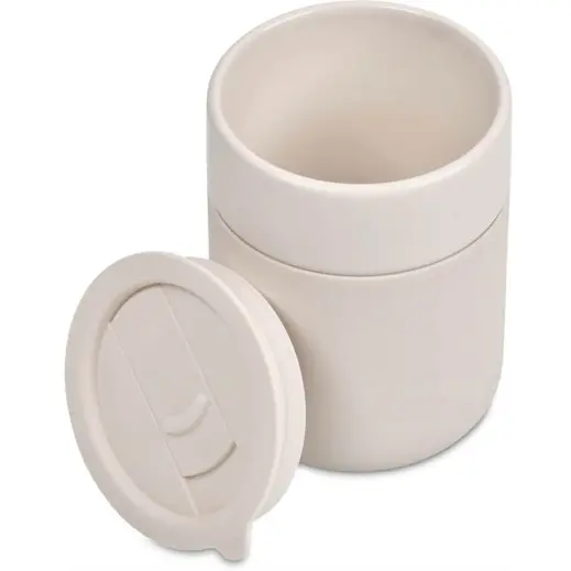 Serendipio Pimlico Ceramic Tumbler Cream Open